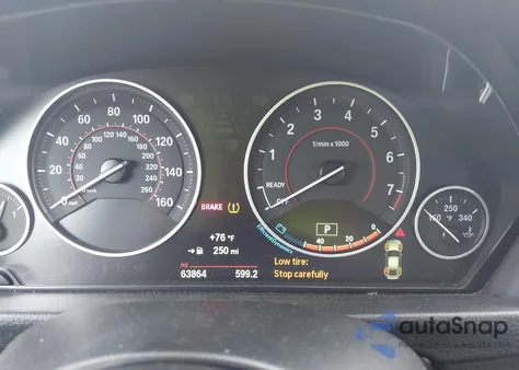 2013 BMW 335I from USA, damaged, VIN WBA3A9C52DF475994